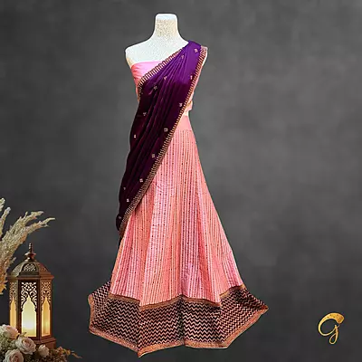Semi Stitched Lehenga