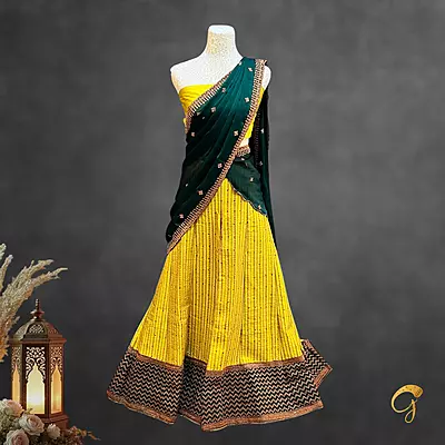 Semi Stitched Lehenga