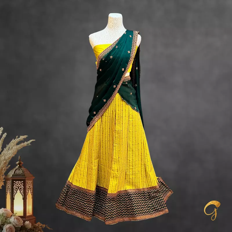 Semi Stitched Lehenga
