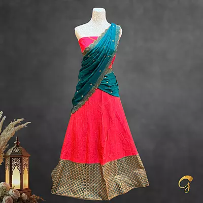 Semi Stitched Lehenga