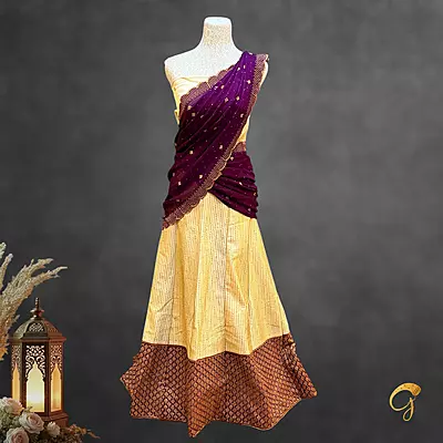 Semi Stitched Lehenga