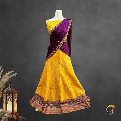 Semi Stitched Lehenga