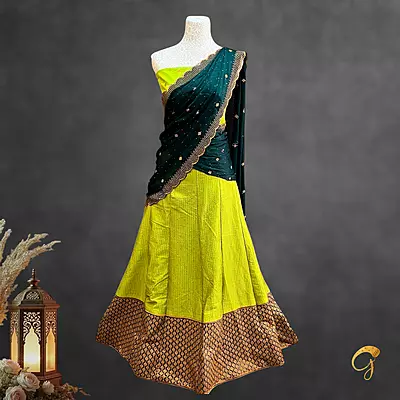 Semi Stitched Lehenga