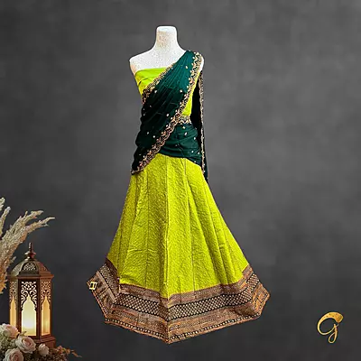 Semi Stitched Lehenga