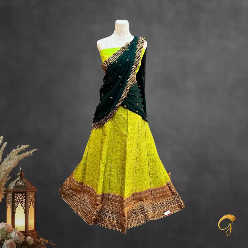 Semi Stitched Lehenga