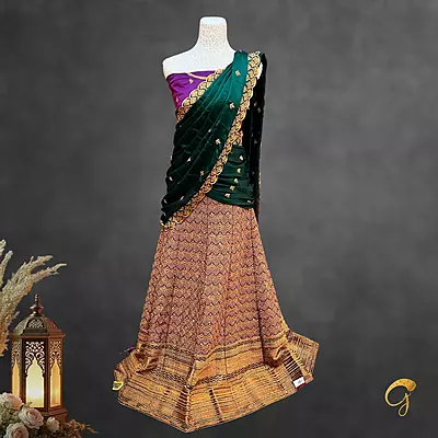 Semi Stitched Lehenga