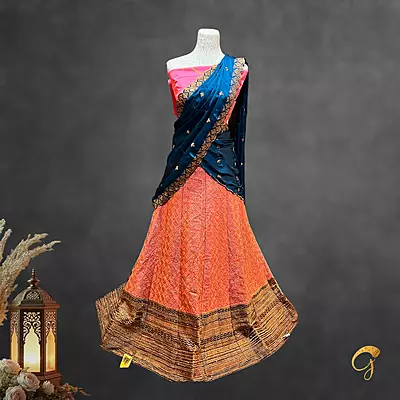 Semi Stitched Lehenga