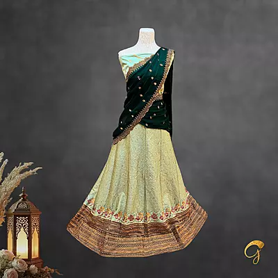 Semi Stitched Lehenga