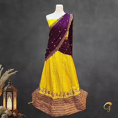 Semi Stitched Lehenga