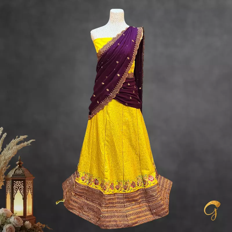 Semi Stitched Lehenga Semi Stitched Lehenga
