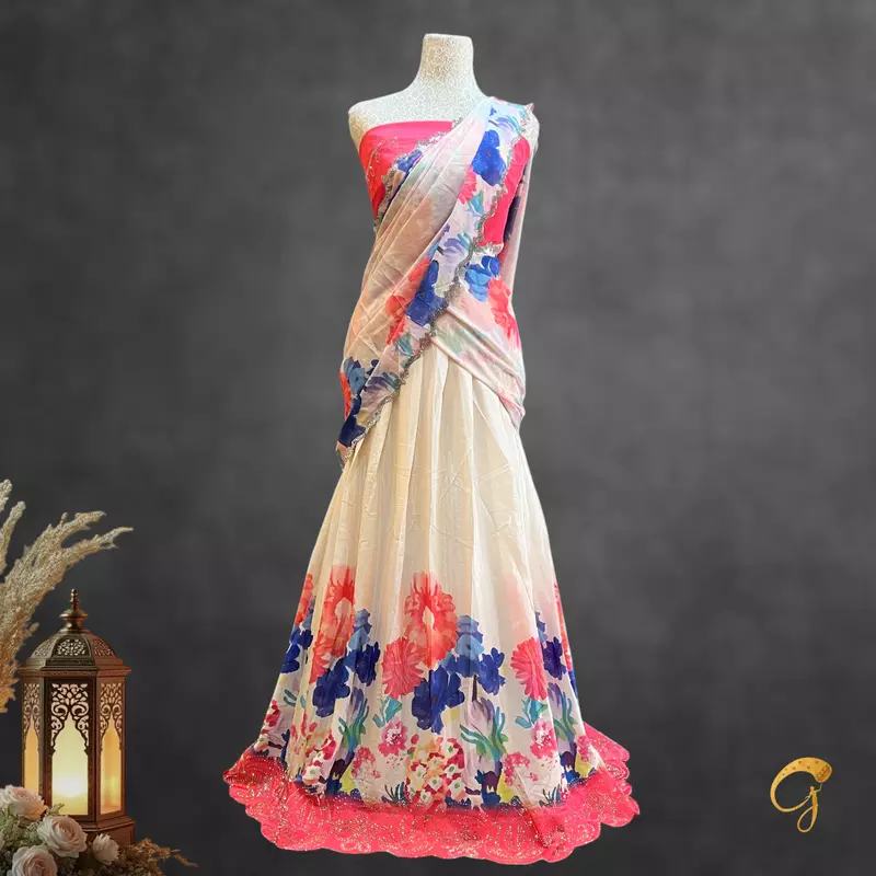 Semi Stitched Lehenga