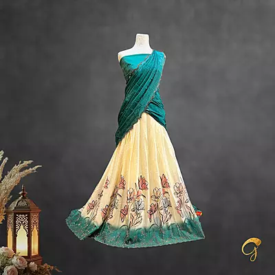Semi Stitched Lehenga