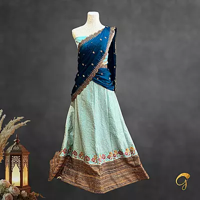 Semi Stitched Lehenga