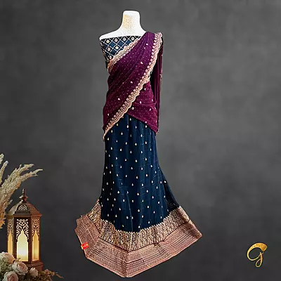 Semi Stitched Lehenga