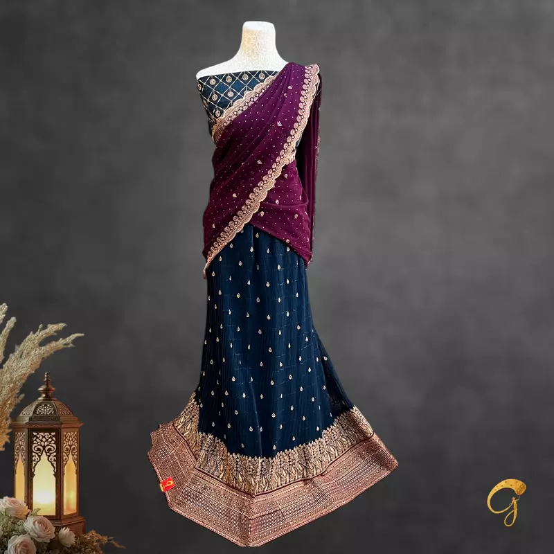 Semi Stitched Lehenga Semi Stitched Lehenga