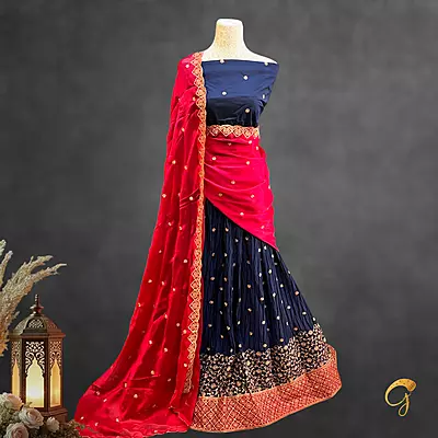 Semi Stitched Lehenga