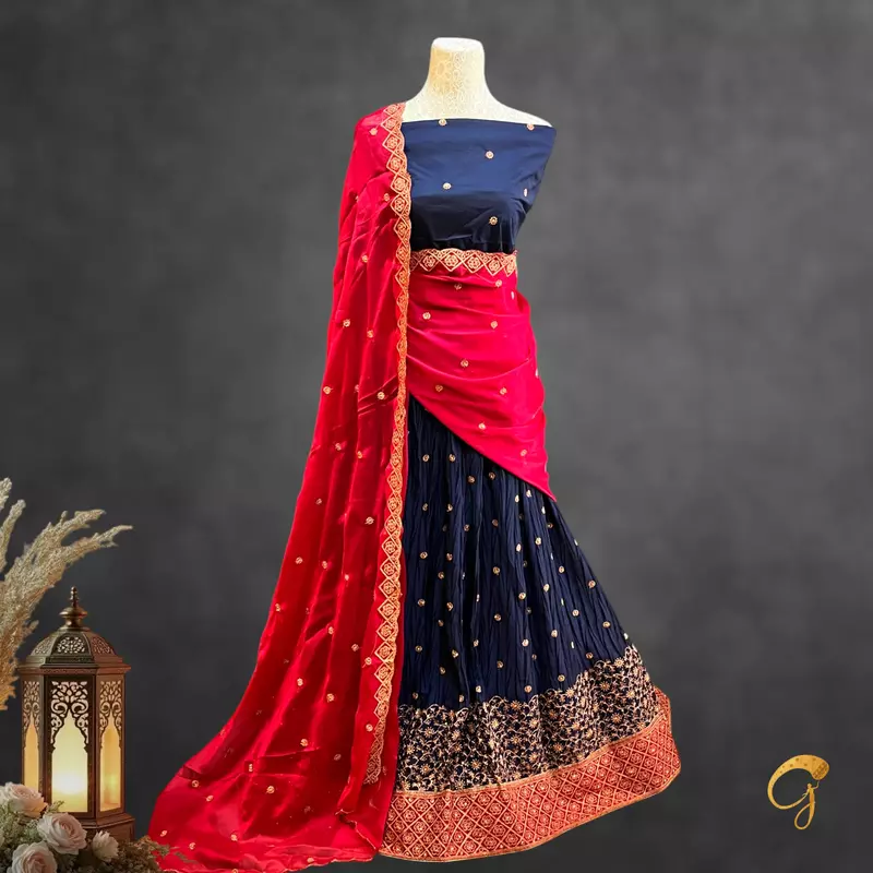 Semi Stitched Lehenga