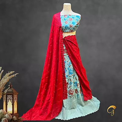 Semi Stitched Lehenga