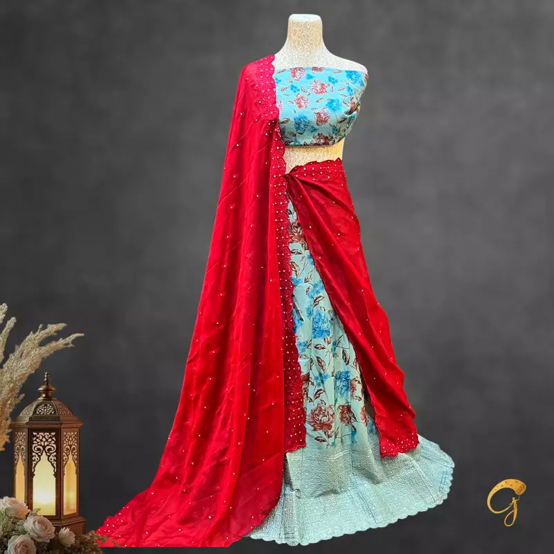 Semi Stitched Lehenga