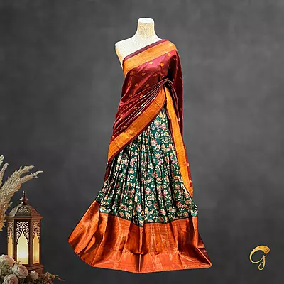 Semi Stitched Lehenga