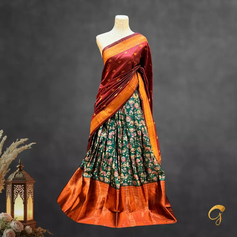 Semi Stitched Lehenga