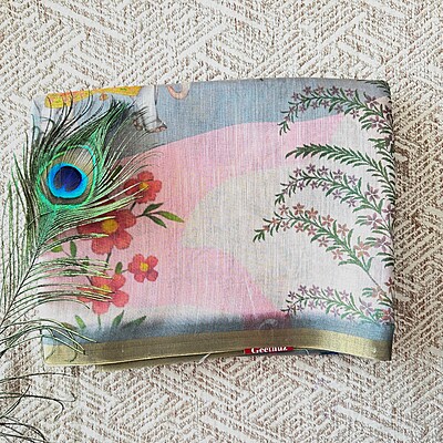 Floral With Peacock Floral With Peacock