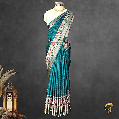 Kalamkari With Checks