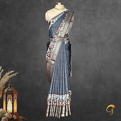 Kalamkari With Checks