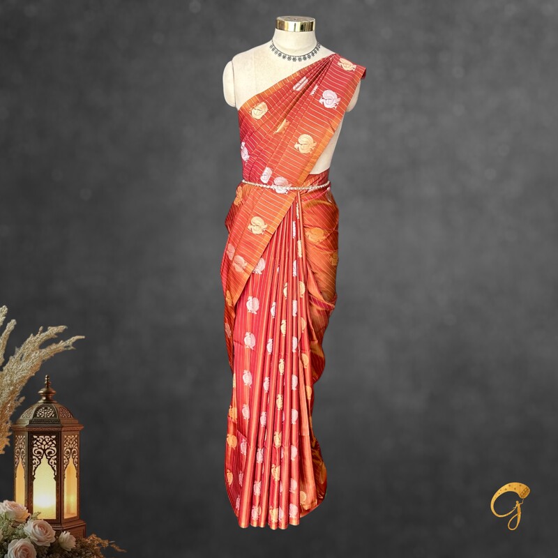 Stripes With Peacock